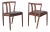 Danish Chairs in Teak and Leather, 1960s, Set of 2 For Sale