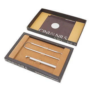 Bottle Opener and Ice Tongs Set by Studio Opi for Cini and Nils, 1970s, Set of 2 For Sale