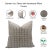 Fabdivine Artisan Block Print Throw Pillow Cover 14x14 Inch Thick Linen-Kersangri For Sale - Image 4 of 4