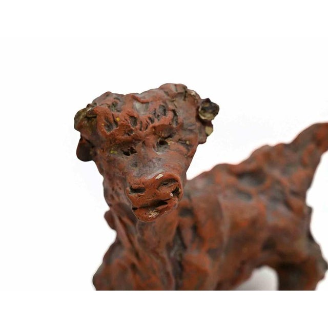 Sirio Pellegrini, Modern Veal Sculpture, 1960s, Terracotta For Sale - Image 4 of 5