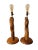 1950s Pair of Mid-Century Amorfic Style Wood Table Lamps For Sale - Image 5 of 7