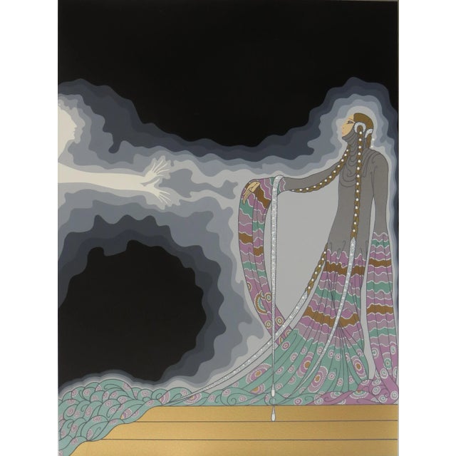 Artist: (Romain De Tirtoff) Erte (Russian, 1892-1990) Title: Melisande Year: 1983 Medium: Color serigraph on Arches paper...