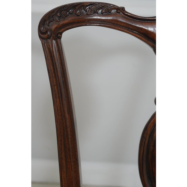 Wood Chippendale Style Mahogany Side Chair For Sale - Image 7 of 18