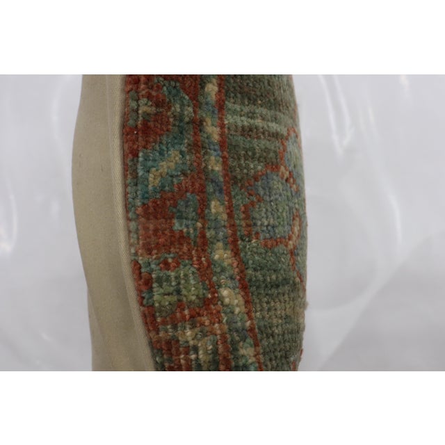 Antique Persian Sea Foam Color Rug Pillow For Sale In New York - Image 6 of 6