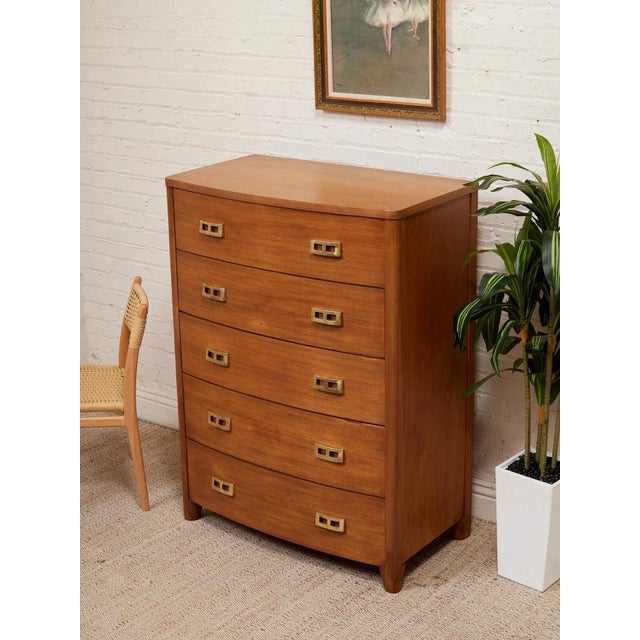 Vintage Highboy Mahogany Dresser For Sale - Image 11 of 12