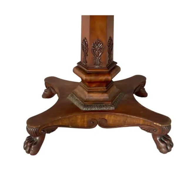 English Regency Mahogany Oval Table For Sale In Tampa - Image 6 of 9