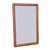 1970s Mid 20th Century Large Oak Wood Framed Mirror For Sale - Image 5 of 15