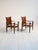 Scandinavian safari chairs from the 1950s in beech and original leather with adjustable backrest. Pair of Scandinavian...