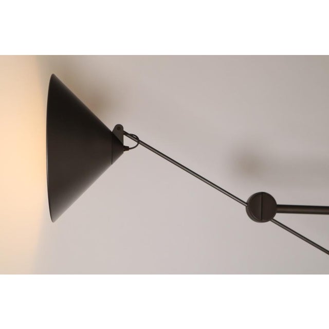 Golden Brown Floor Lamp, 1980s For Sale - Image 9 of 17