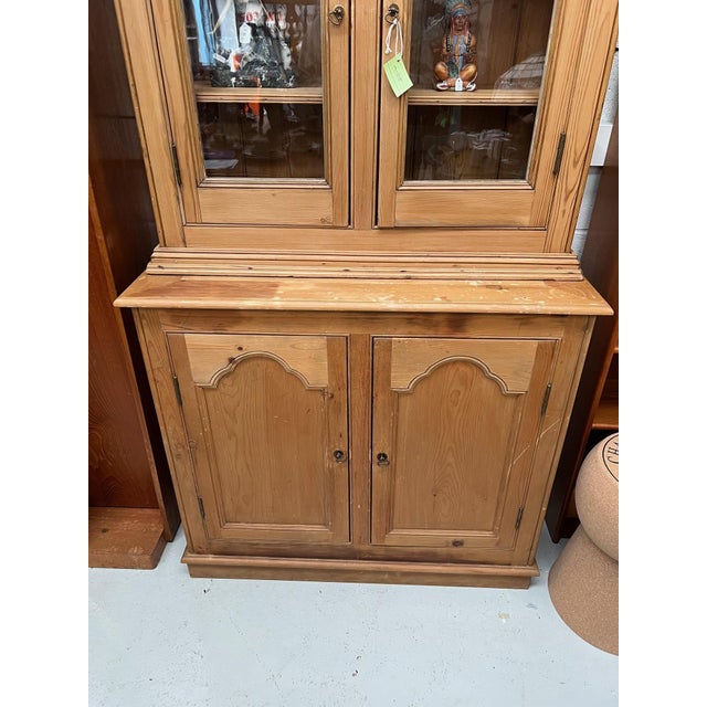 Antique Pine Display Cabinet, 1890s For Sale - Image 6 of 12