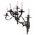 Black Gothic Bronze Wall Sconce For Sale - Image 8 of 8