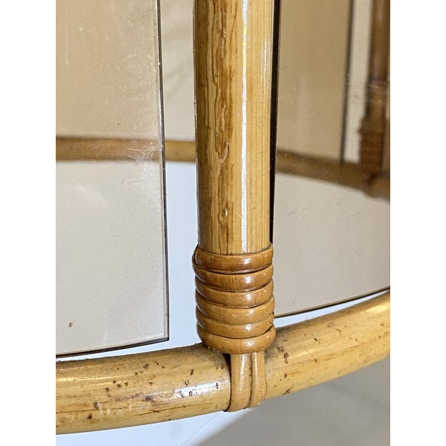 Vintage Bamboo Lantern Hanging Light, 1980s For Sale - Image 5 of 7