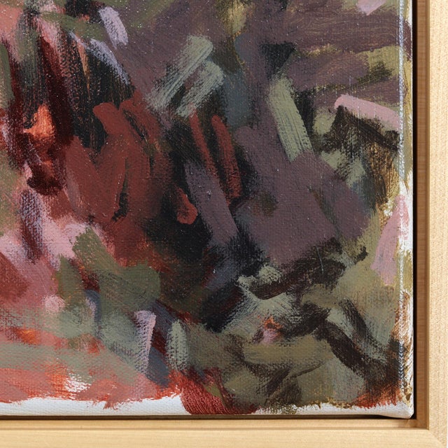 Calico Basin - Framed Contemporary Desert Landscape Painting on Canvas by Taylor Pierce For Sale In Los Angeles - Image 6 of 9