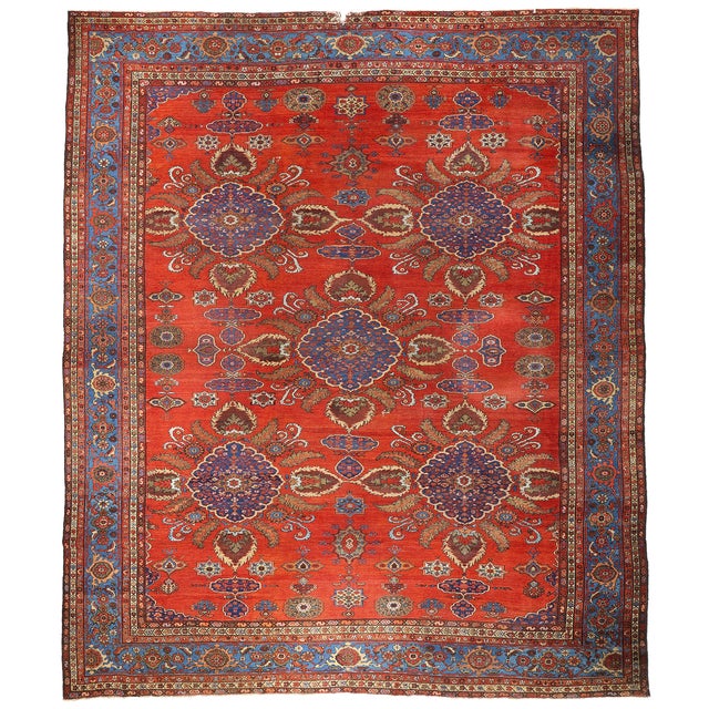 Late 19th Century Persian Sultanabad Rug, 15'06 X 18'03 For Sale - Image 11 of 11