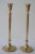 Polished Brass Candlesticks Candle Holders - A Pair For Sale - Image 9 of 9