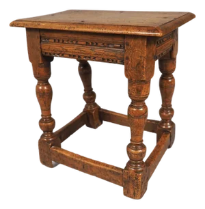 Antique 17th Century English Joint Stool