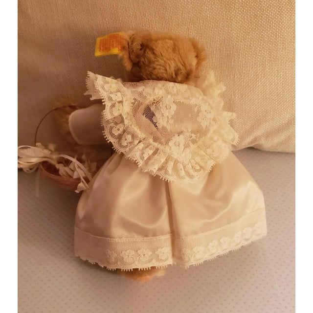 Late 20th Century Steiff Collectible Teddy Bear-Flower Girl For Sale - Image 4 of 8