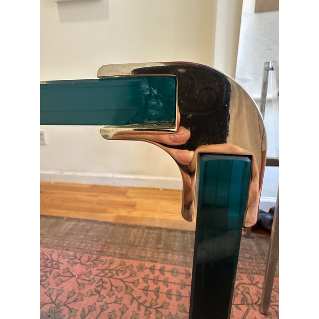 Vintage Waterfall Console For Sale - Image 4 of 8