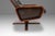 Brown Scandinavian Modern Recliner High-Back Lounge Chair & Ottoman Attributed Soda Galvano for Vatne Mobler, Norway, C. 1970s For Sale - Image 8 of 18
