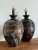 Vintage Glazed Metallic Ceramic Lamps - Set of 2 For Sale - Image 16 of 18