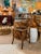Antique English Burnt Bamboo Side Chair With Japanned Lacquer Seat For Sale - Image 12 of 12