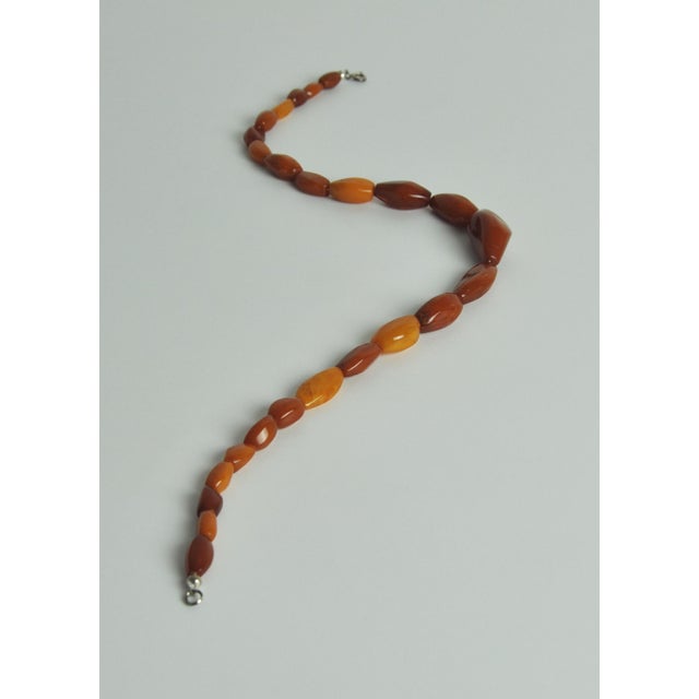 Art Deco Honey Amber Graduated Beads Necklace, 1920s For Sale - Image 8 of 10