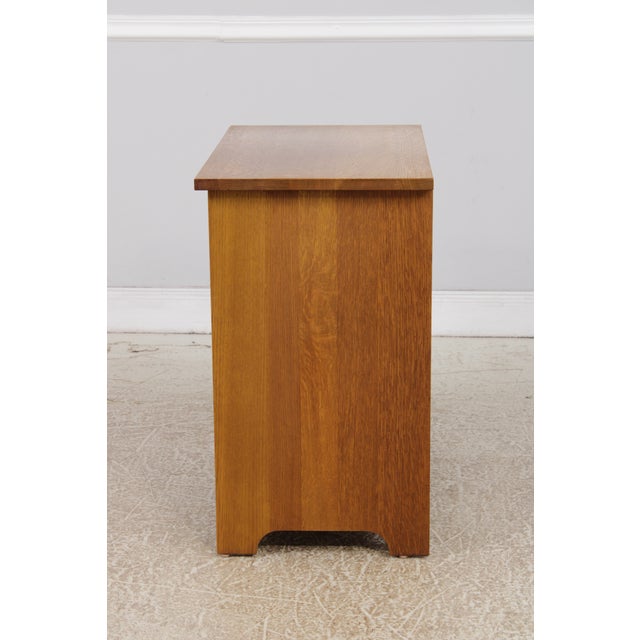 Stickley Stickley Mission Oak 2 Drawer Media Console For Sale - Image 4 of 17