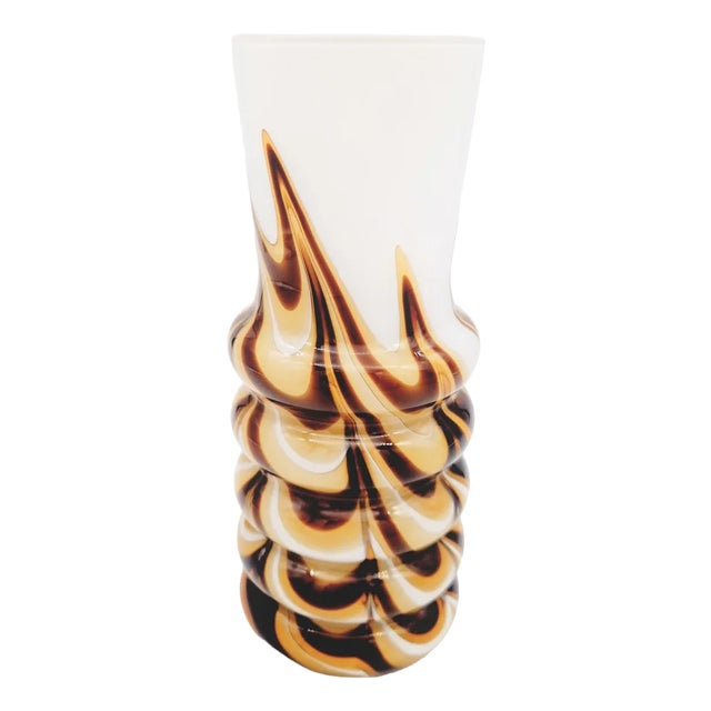 Murano Glass Vase by Carlo Moretti, 1960s For Sale