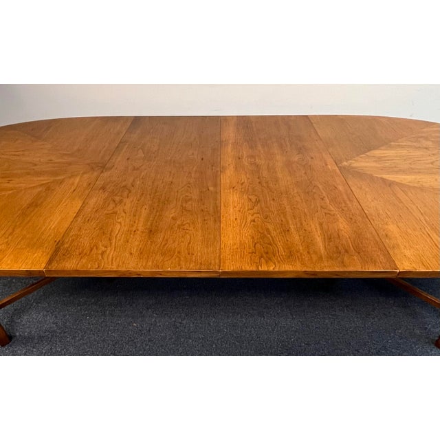 Mid Century Extension Dining Room Table For Sale - Image 9 of 9