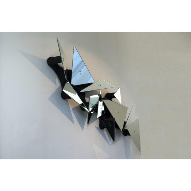 Contemporary Mirror No. 6 - Reflective Wall Object For Sale - Image 3 of 5