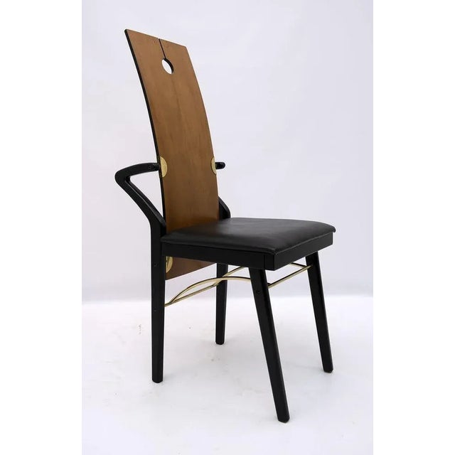 Postmodern Dining Chairs by Pierre Cardin, Italy, 1980s, Set of 4 For Sale - Image 15 of 15