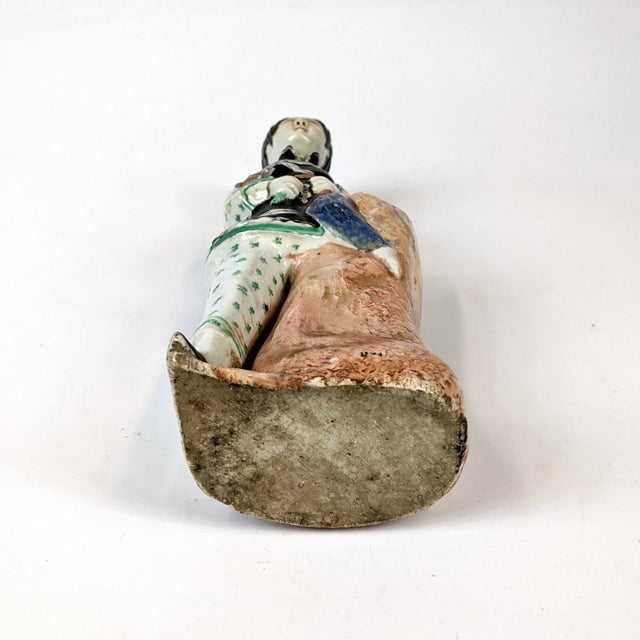 Late 19th Century Late 19th Century Lady Holding an Umbrella Porcelain Figure For Sale - Image 5 of 6