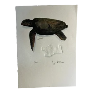 Contemporary Charles Leonard Loggerhead Original Print