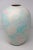 1990s 1990's Contemporary Turquoise, Pink and White Ceramic Vase For Sale - Image 5 of 7