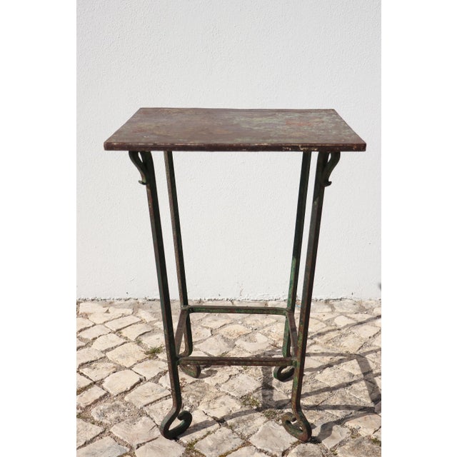 19th Century 19th Century Baroque Wrought Iron Tables, Portuguese - Set of Two For Sale - Image 5 of 12