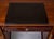 French Art Deco Mahogany Executive Desk With Inset Leather Writing Surface, Circa 1930s For Sale - Image 4 of 13