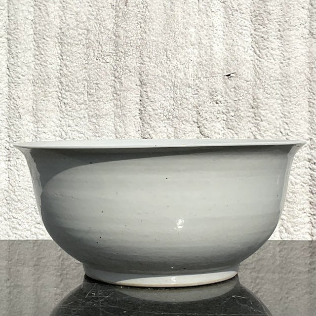 Early 21st Century Vintage Monumental Glazed Ceramic Centerpiece Bowl For Sale - Image 5 of 13