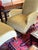 John Hutton for Donghia Olive Mohair Chair + Ottoman, Set For Sale - Image 13 of 15