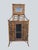 A 19th- century Bamboo Corner Cabinet. Two cupboards decorated with Victorian embossed hard paper. Real bamboo.