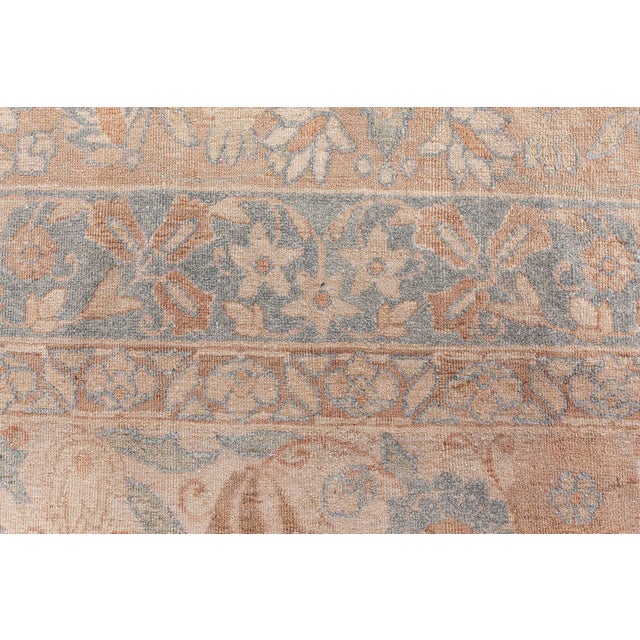 Persian Fine 1920s Persian Tabriz Handmade Wool Rug For Sale - Image 3 of 10