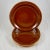 Vallauris Vallauris French Treacle Glaze Terra Cotta Rustic Pottery Plates, S/4 For Sale - Image 4 of 9