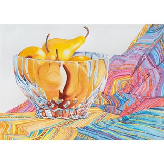 Sidnii Woods Still Life of Boscobel Pears 1990 For Sale