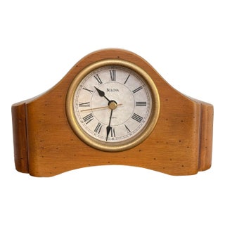 Art Deco Bulova Mantle Clock For Sale