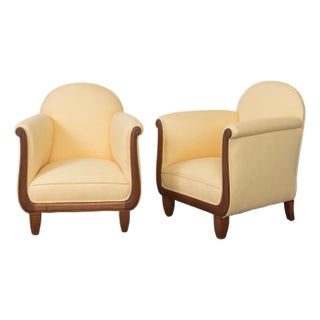 French 1920s Art Deco Club Chair For Sale