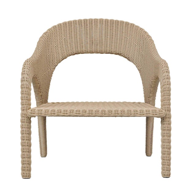 Kavali Outdoor Wicker Lounge Chair For Sale - Image 15 of 15