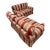 Vintage Bradford Furniture Matching Loveseat Set For Sale