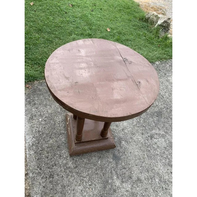 Art Deco Round Side Table, 1930s For Sale - Image 3 of 7