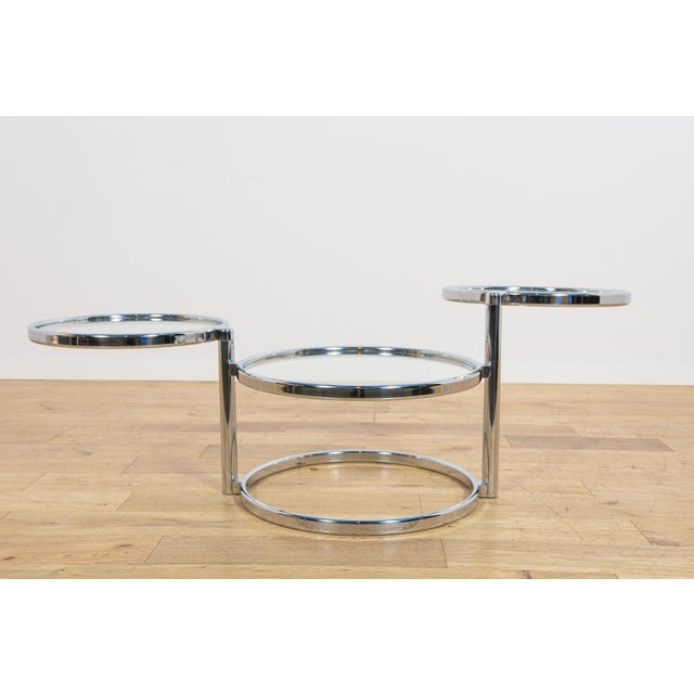 Mid-Century Chrome and Glass Coffee Table by Milo Baughman, USA, 1970s For Sale - Image 9 of 17
