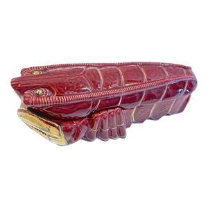 Vintage French Majolica Lobster Lidded Tureen