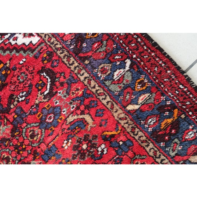 1970s, Handmade Vintage Persian Hamadan Rug 3.3' X 4.6' For Sale In New York - Image 6 of 14